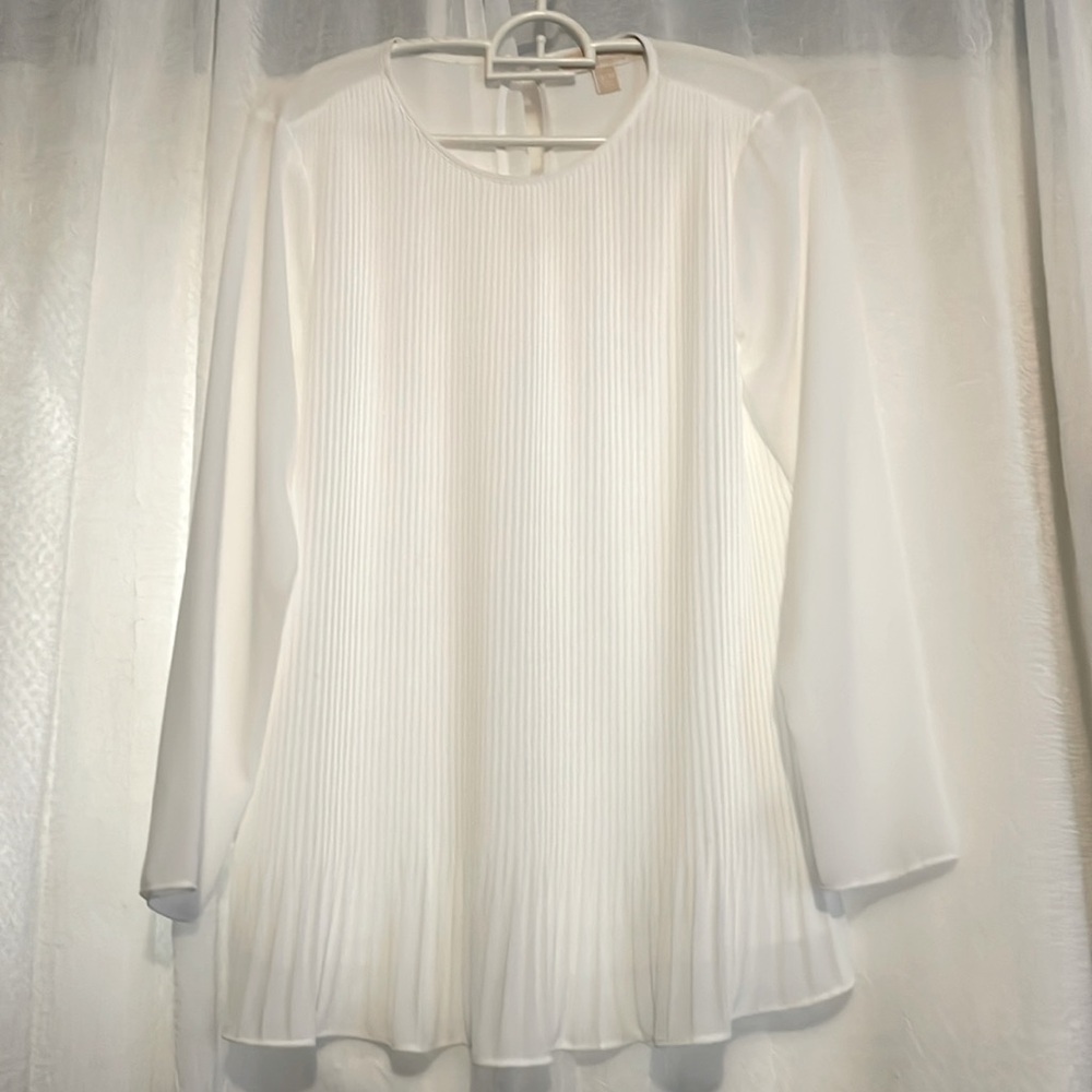 MICHEAL KORS beautiful white blouse size x-small